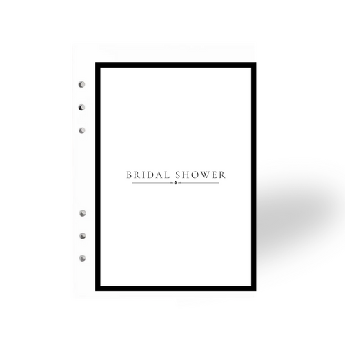 Bridal Shower Insert